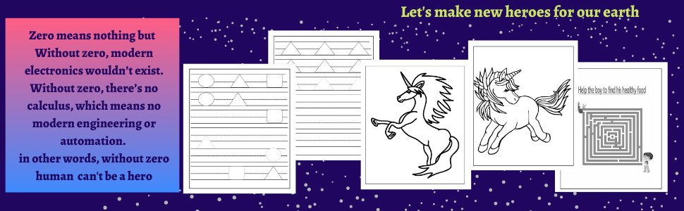 gift for kids, unicorn number colouring book, gift for toddlers