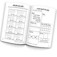 learn kindergarten math, math activities for kindergarten, kindergarten workbook