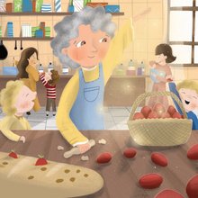 When granny adds love, baking is magical!